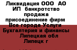 Ликвидация ООО, АО, ИП, банкротство, продажа, присоединение фирм - Все города Услуги » Бухгалтерия и финансы   . Липецкая обл.,Липецк г.